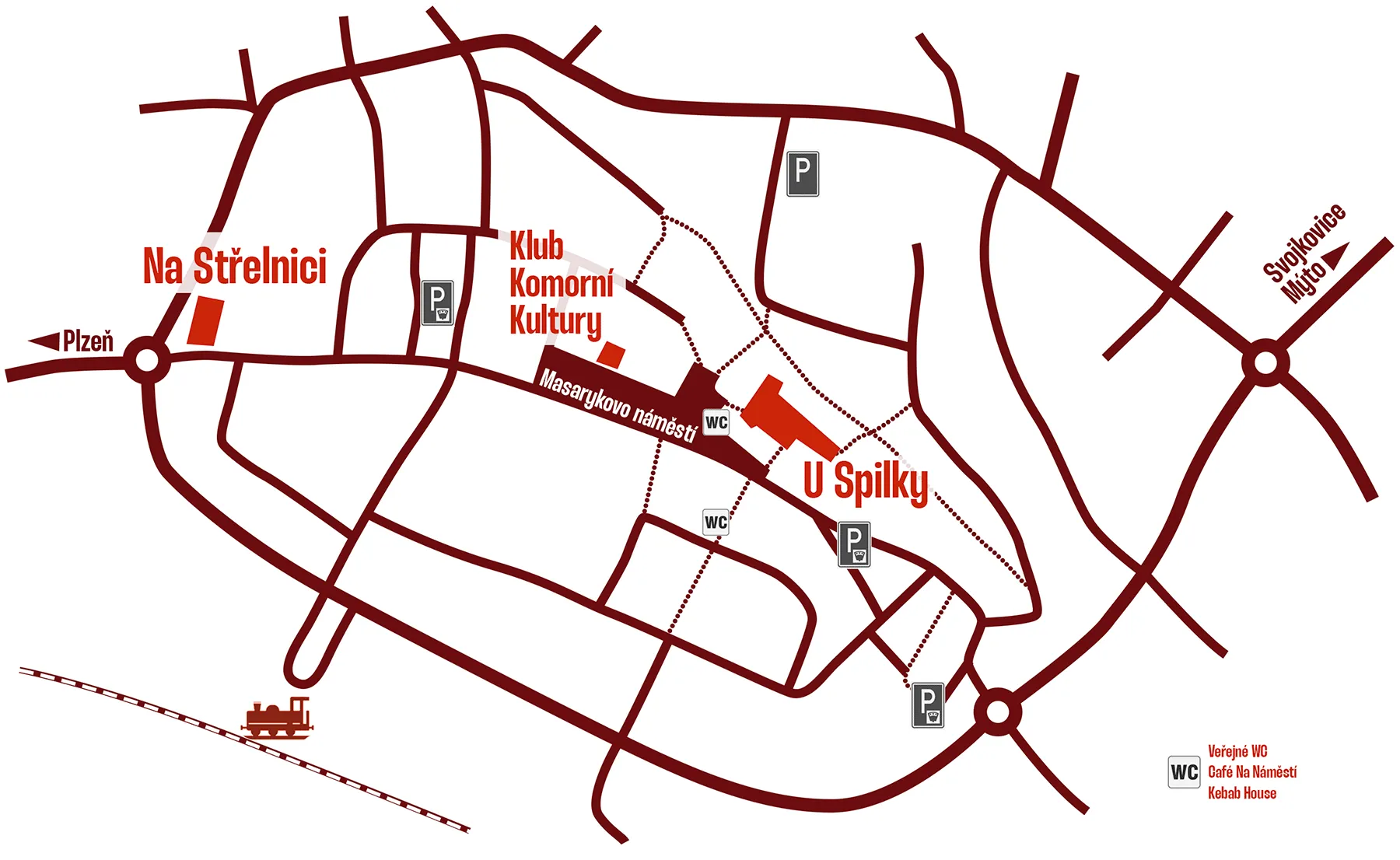 Mapa festivalu